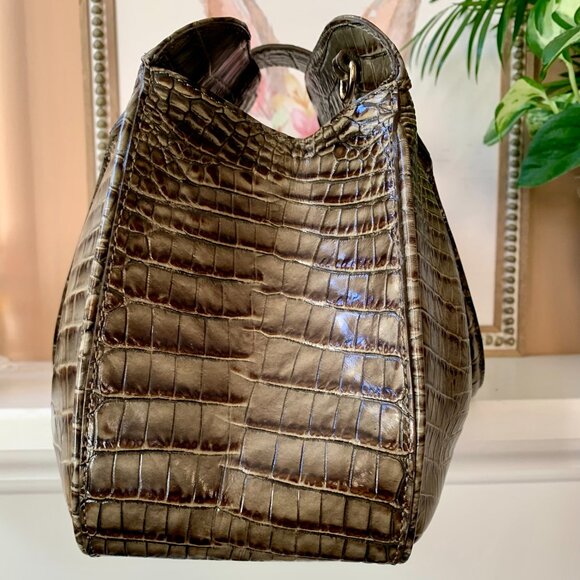 HTF Brahmin Laura satchel EUC - Picture 5 of 9